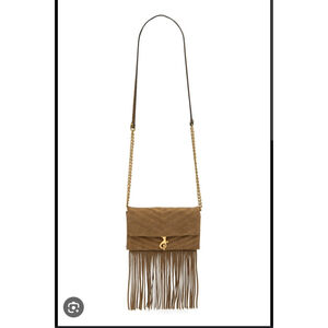Rebecca minkoff fringe wallet on chain purse bag